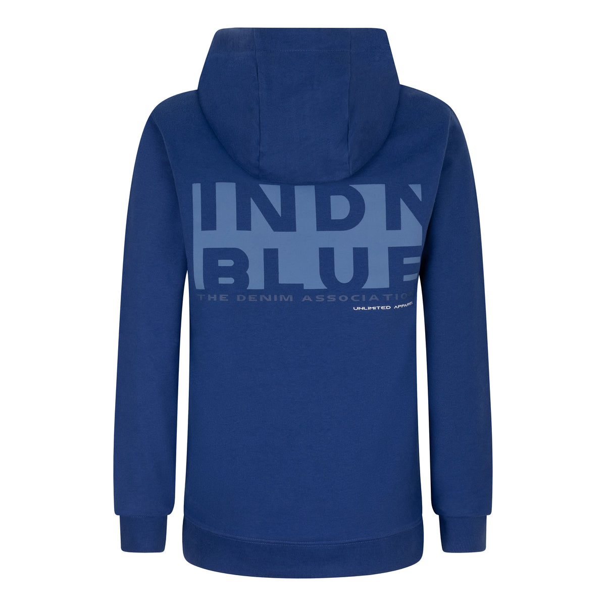 Hoodie Backprint INDNBLUE | Deep Cobalt