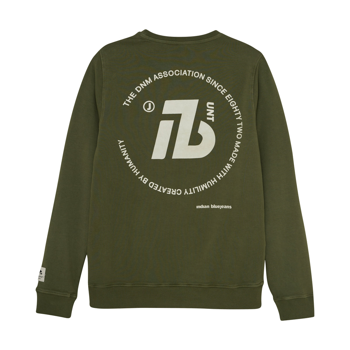 T-shirt Longsleeve Backprint I Army Earth