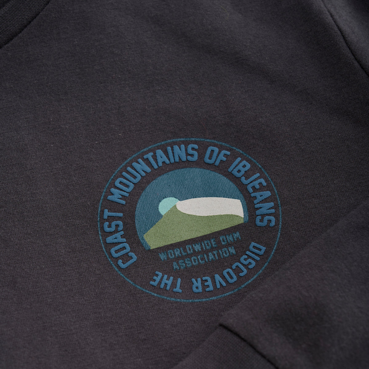 T-Shirt Sleeve LS Round Print I Phantom