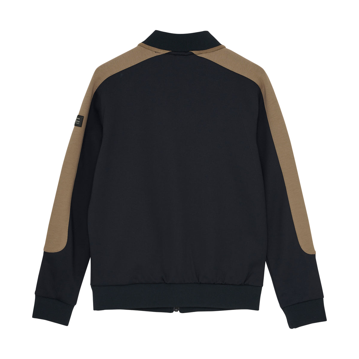 Zipper Jacket Contrast Sleeve | Phantom