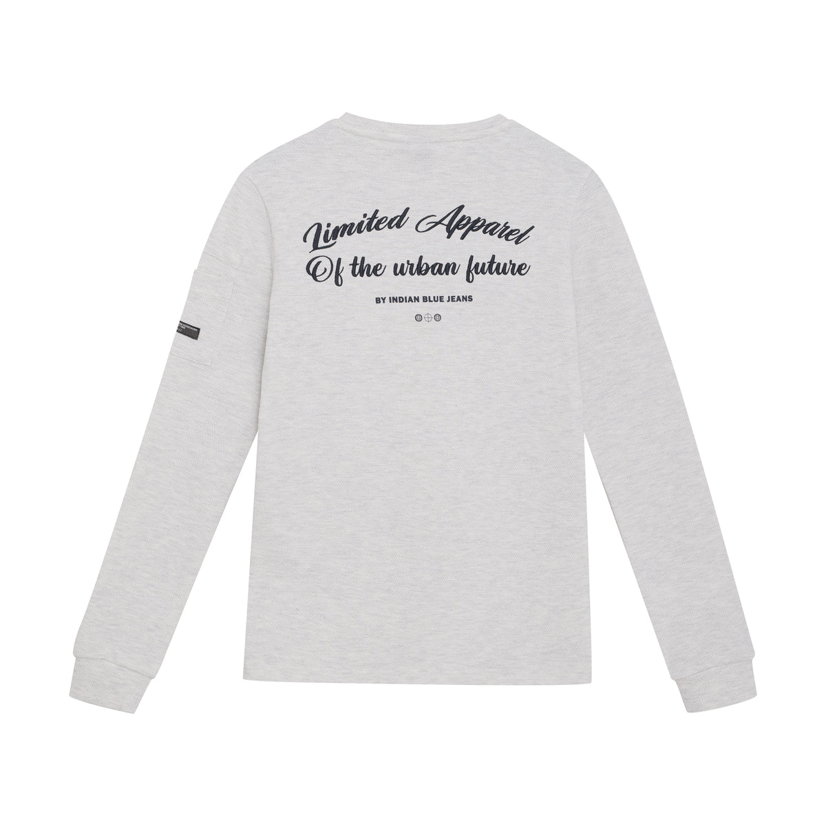 T-Shirt Longsleeve Sleeve Pkt | Light Grey Melange