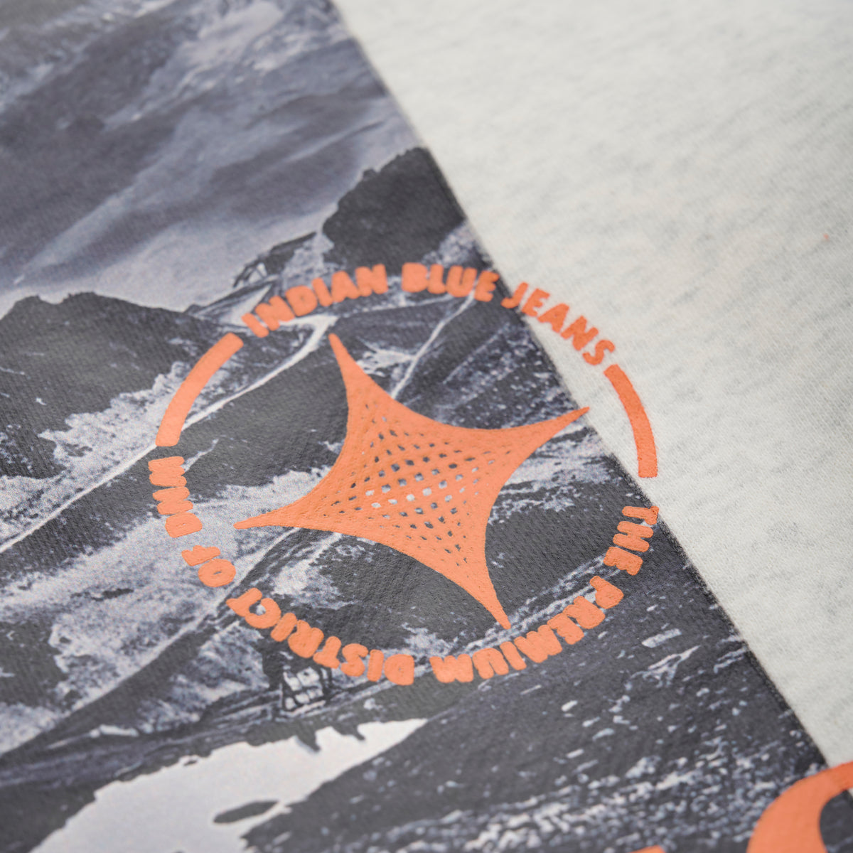 Loose fit Sweat Melange I  Light Grey Melange