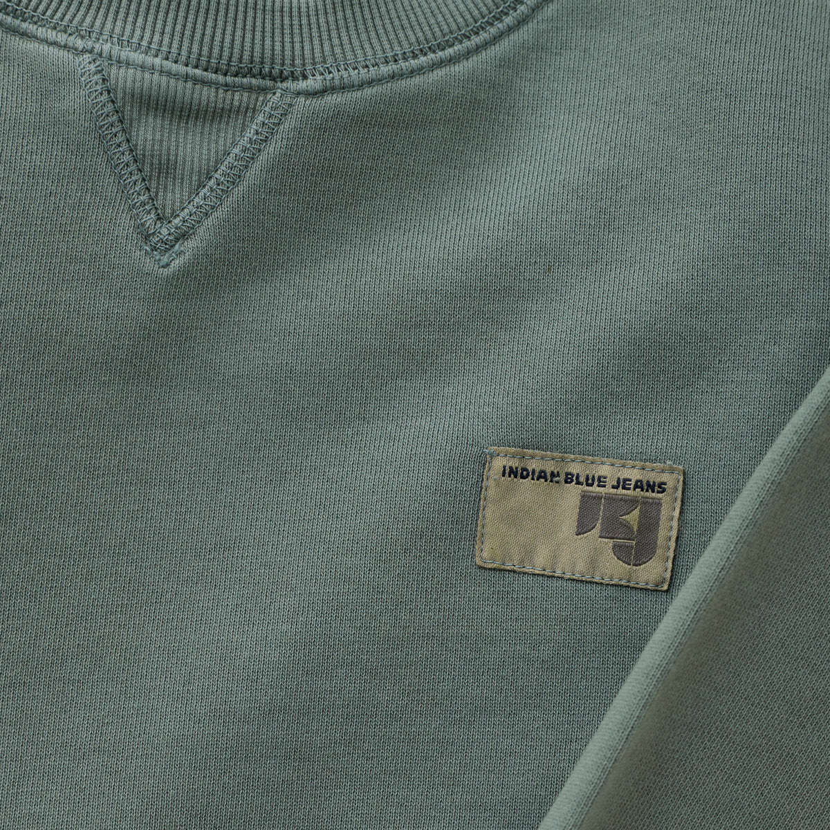 Oversized Sweater IBJ Washed I Dark Forest