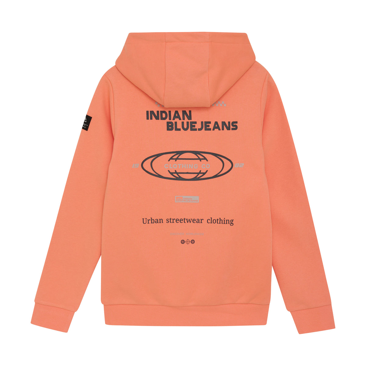 Hoodie Kangaroo Pocket I Peach Echo