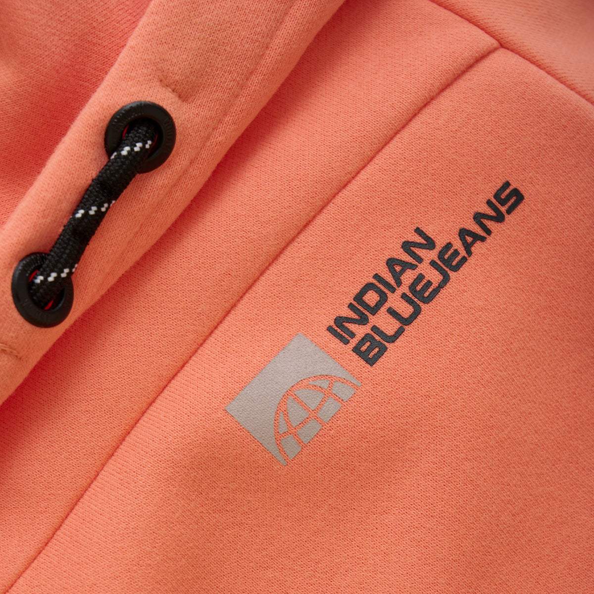 Hoodie Kangaroo Pocket I Peach Echo