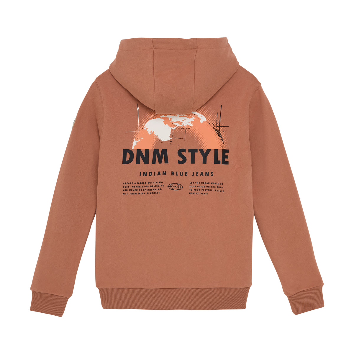 Hoodie DNM Style I Burlwood