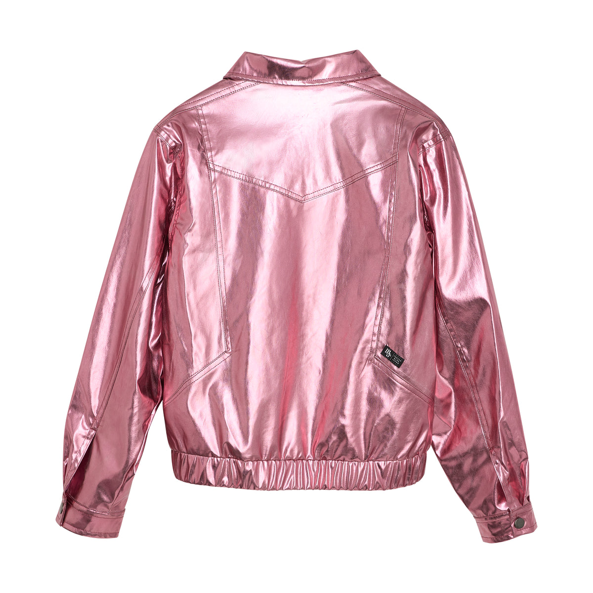 Metallic Biker Jacket I  Moonlite Mauve