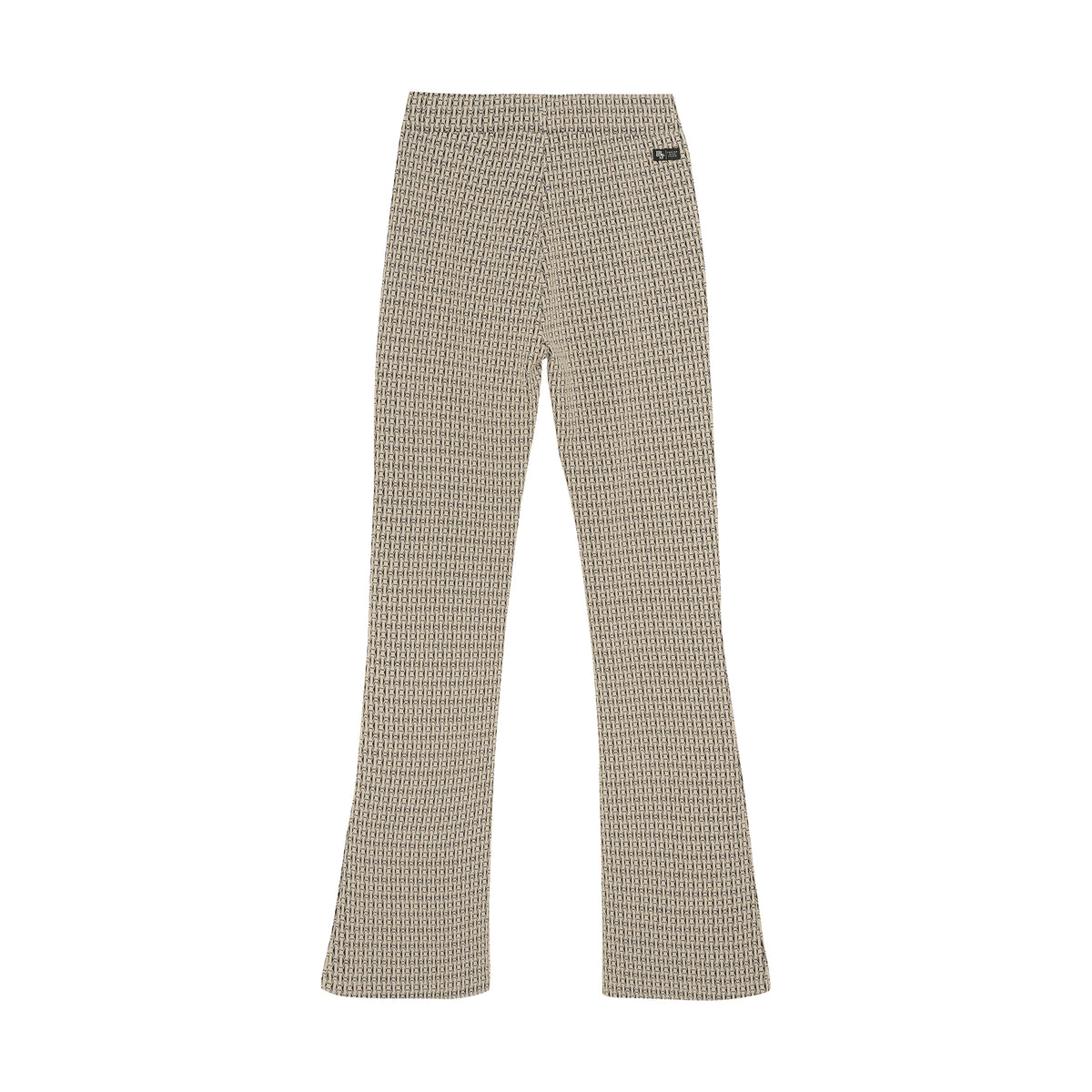 Flared Pants Fancy Check | Dove