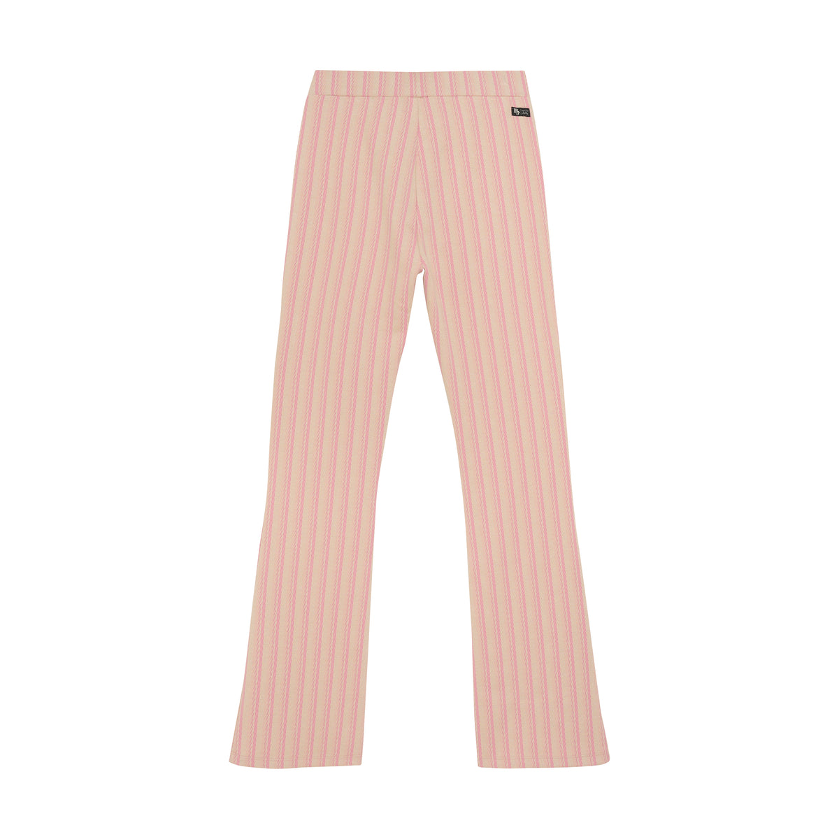 Flared Pants Fancy Stripe |  Moonlite Mauve