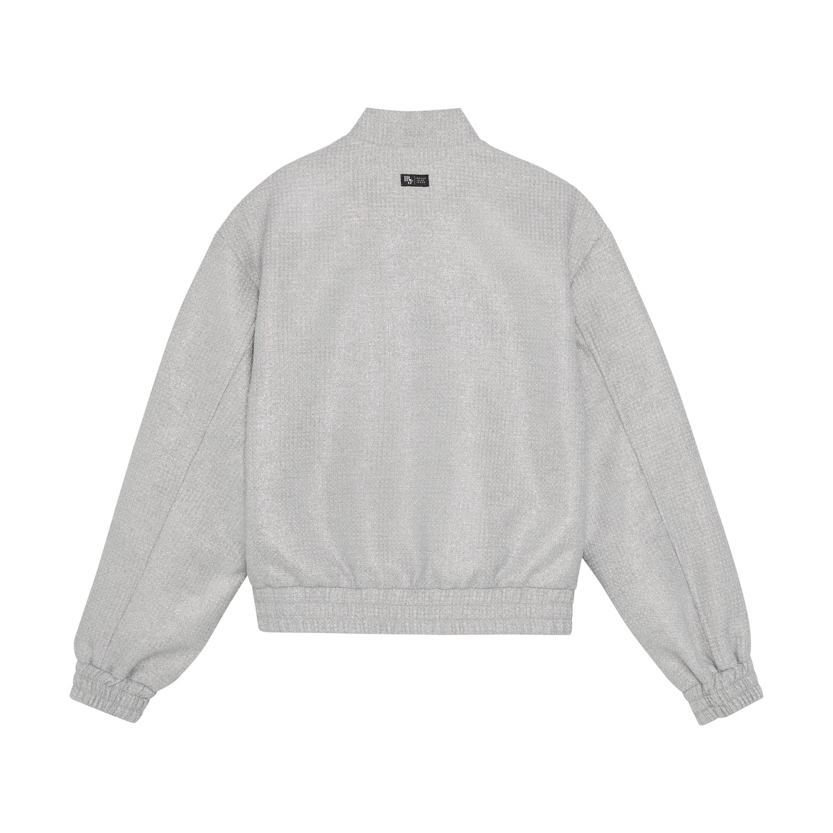 Tweed Bomber | Silver
