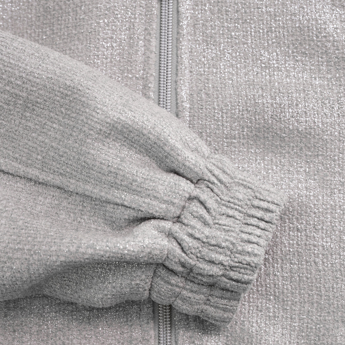 Tweed Bomber | Silver
