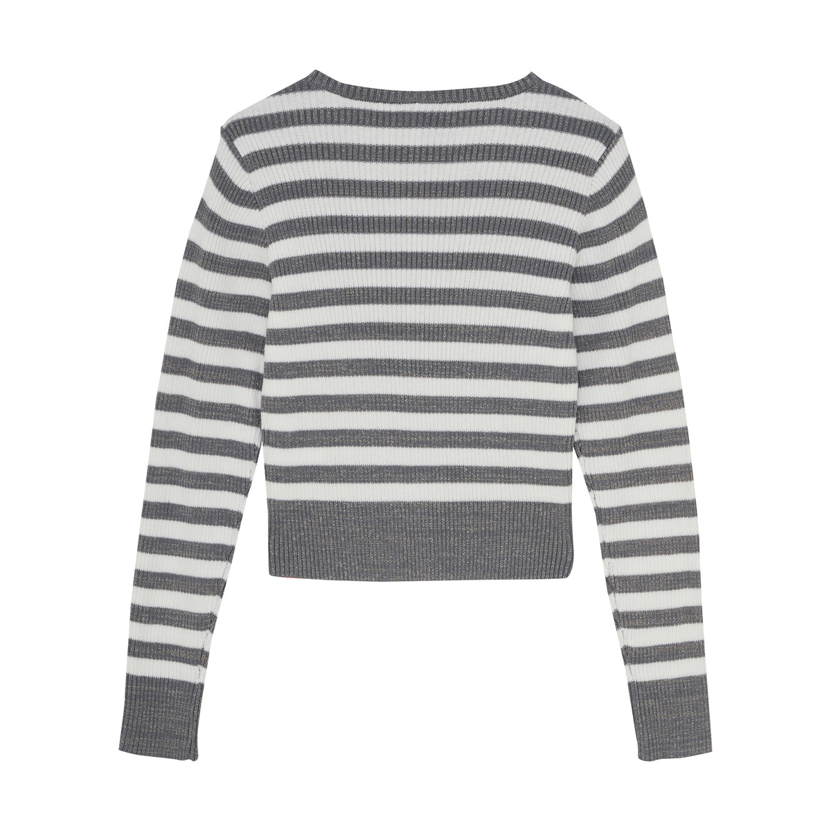 Knitted Top Metallic | Cloud
