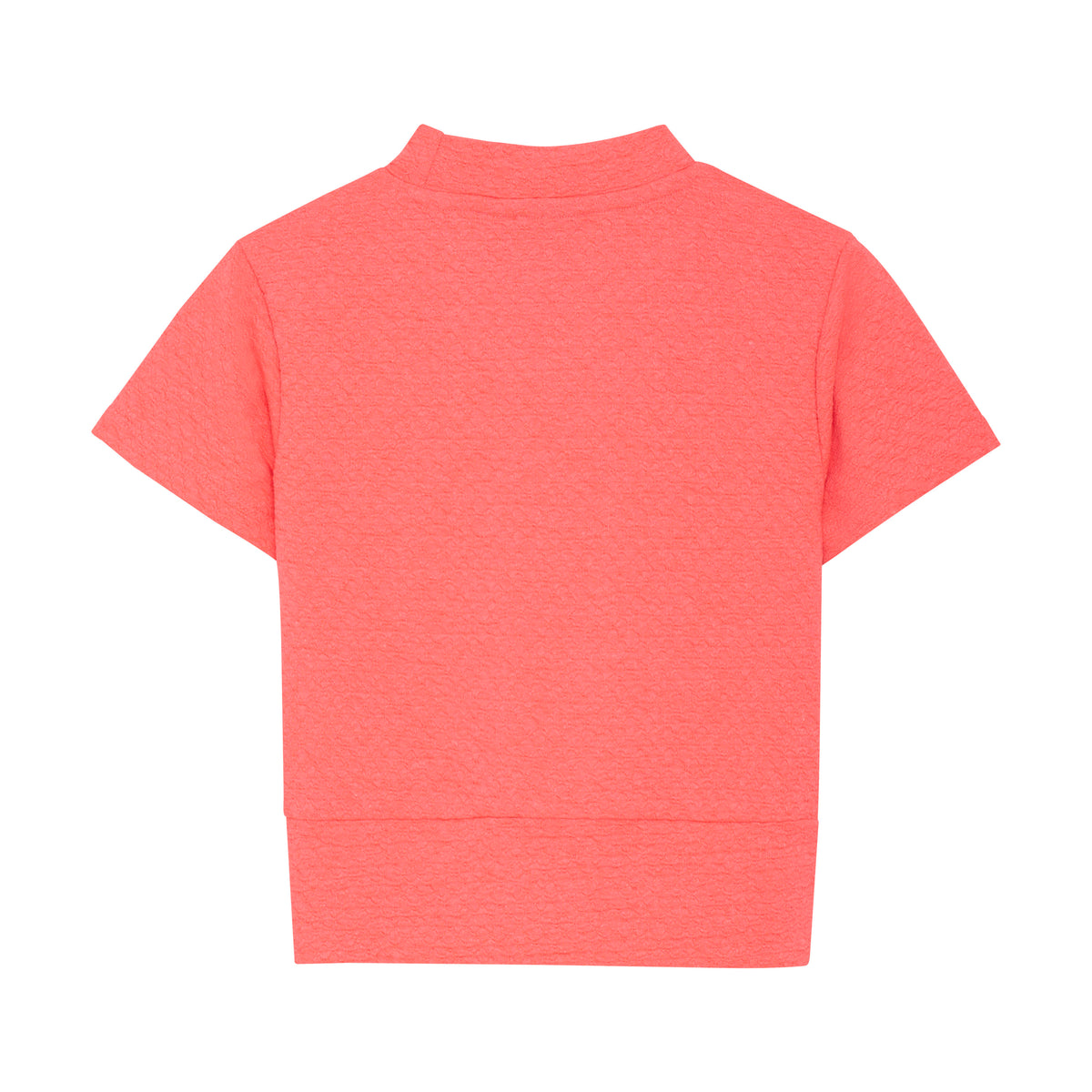 Cropped Top | Fiery Coral