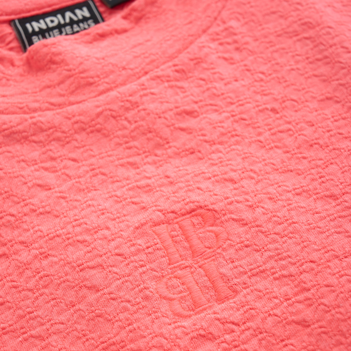 Cropped Top | Fiery Coral