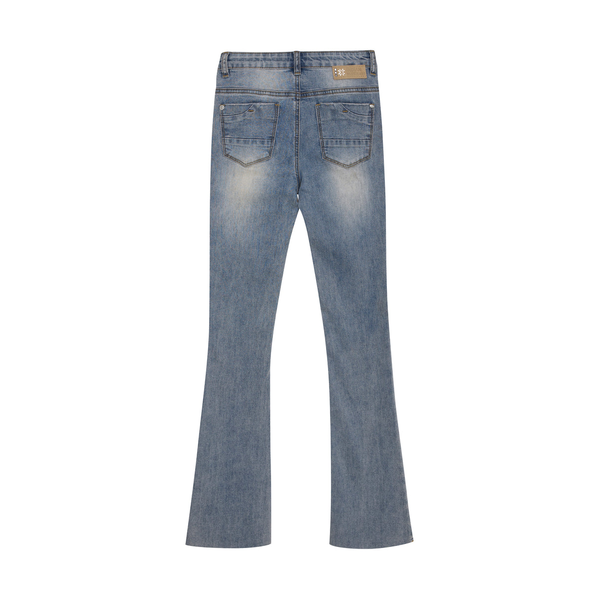 Flared Fit Medium Denim | Medium Denim