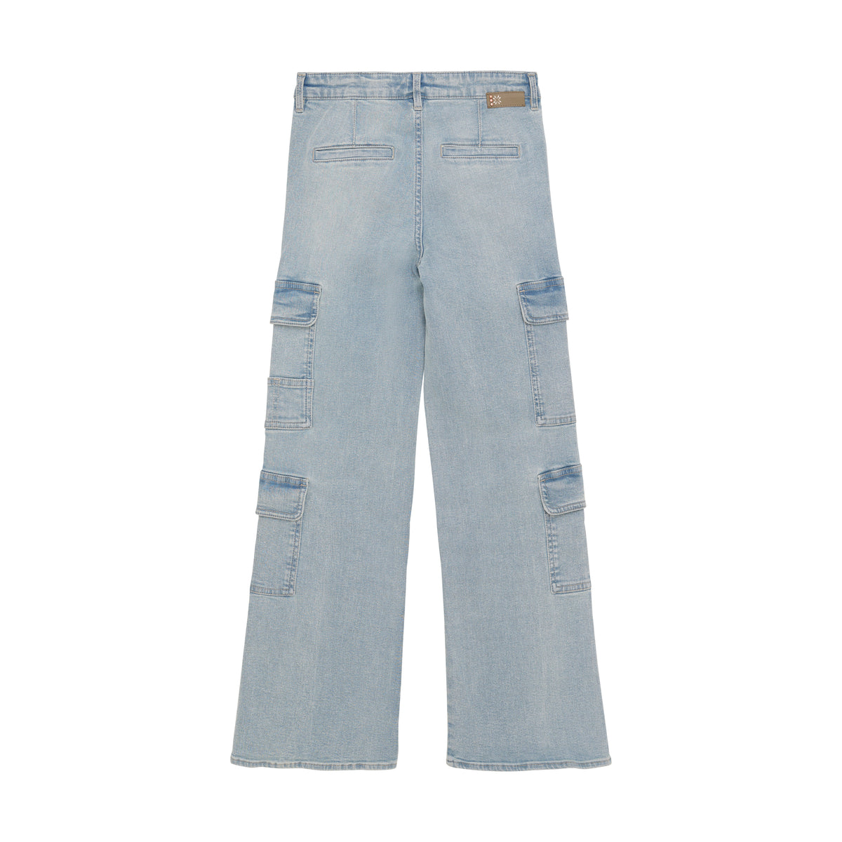 Cargo Jeans Wide Fit | Used Light Denim