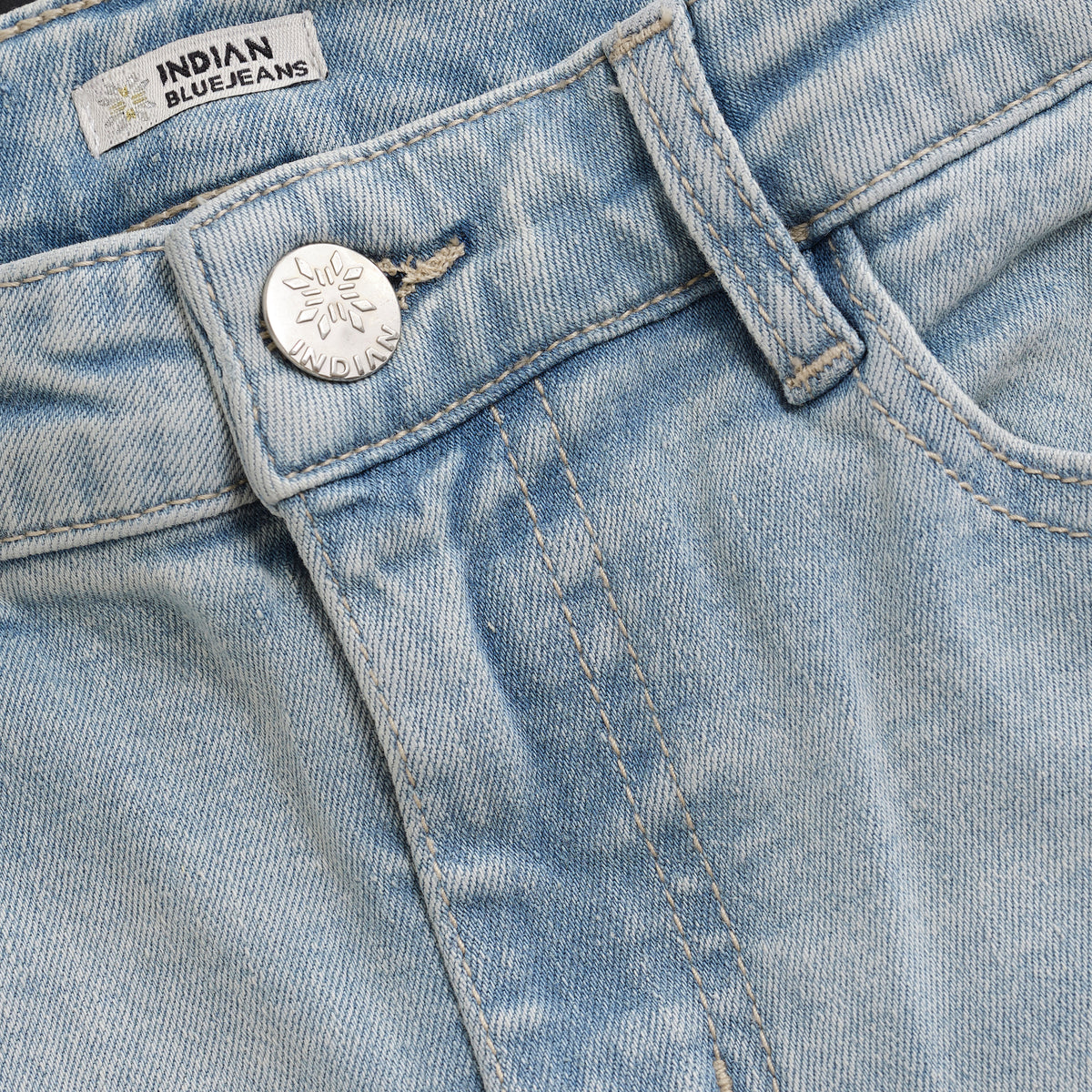 Cargo Jeans Wide Fit | Used Light Denim