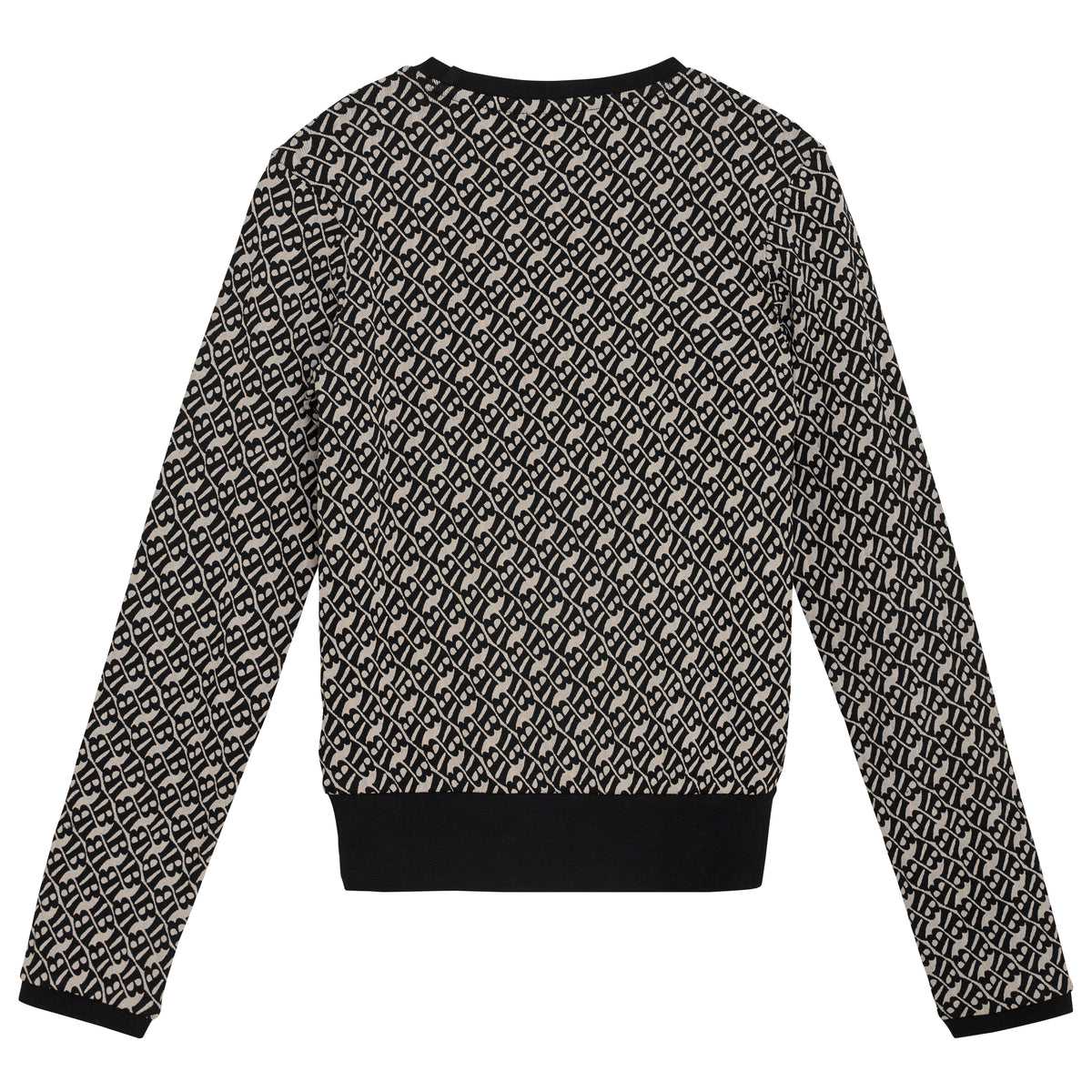Longsleeve Logo Pointelle | Black