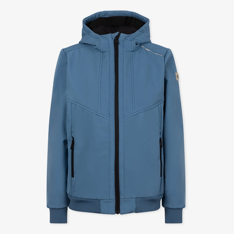 Soft Shell Hooded Jacket | Classic Blue