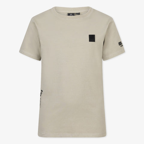 T-Shirt Fancy Basic Long | Stone Sand