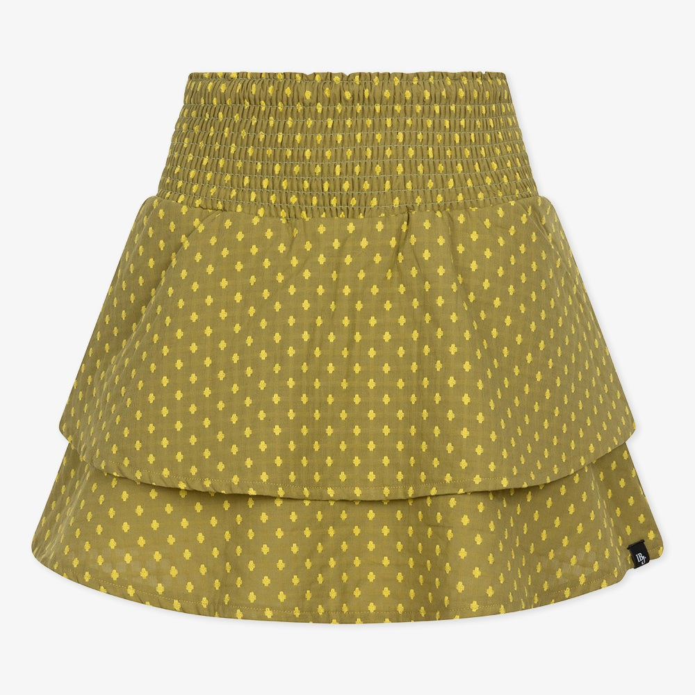 Cross Stitch Skirt | Olive