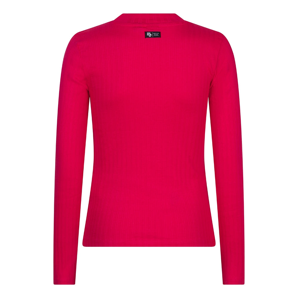 Long Sleeve Crossover | Bright Magenta