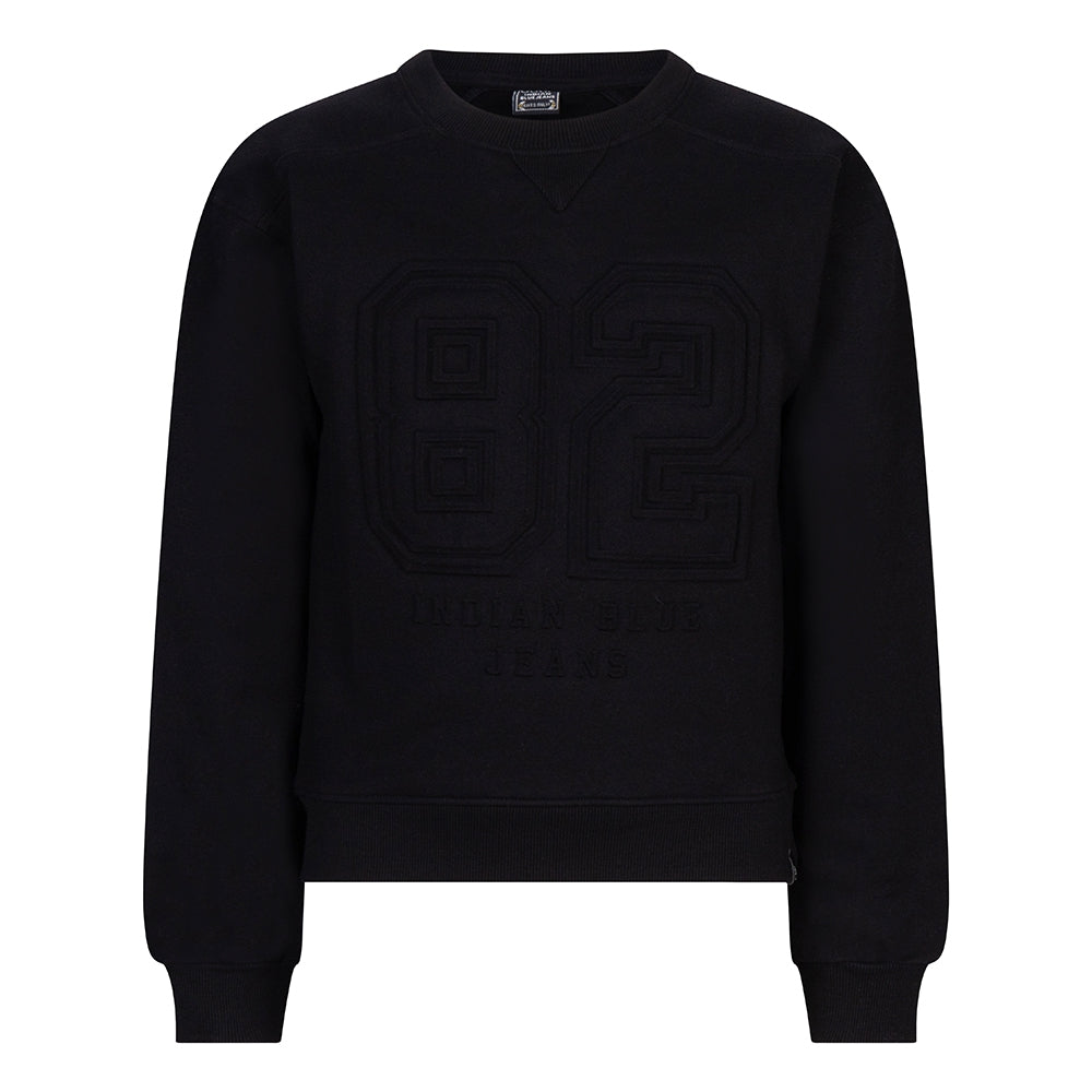 Sweater Embossed Print | Black