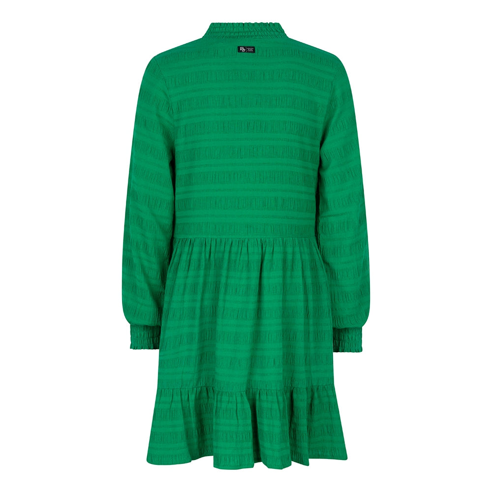 Dress LS Seersucker | Grass Green