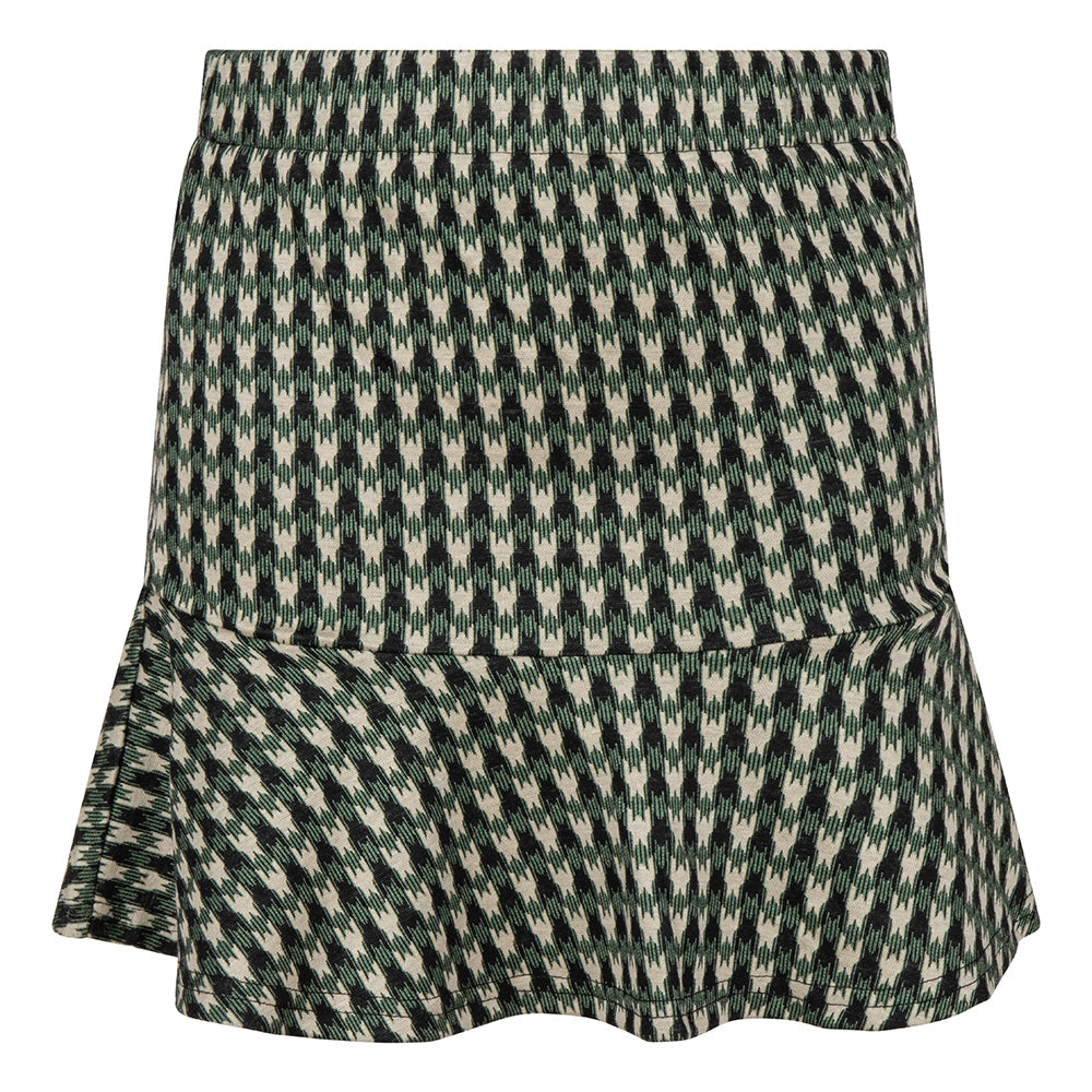 Skirt Pied de Poule | Dark Green