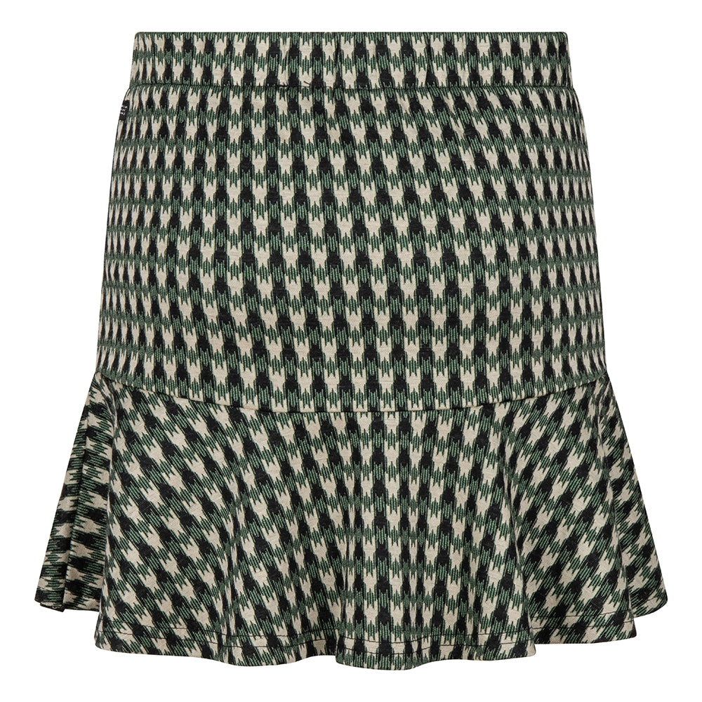 Skirt Pied de Poule | Dark Green