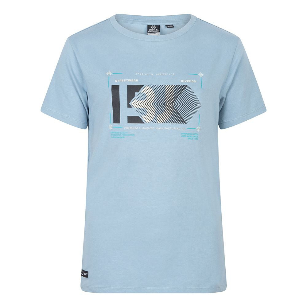 Organic T-Shirt IBJ | Azure Blue