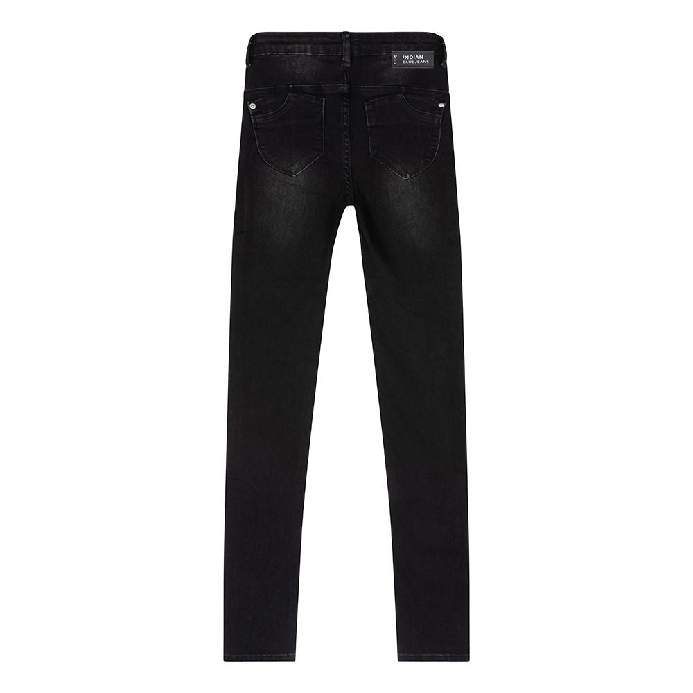 Lois High Waist Fit | Black Denim