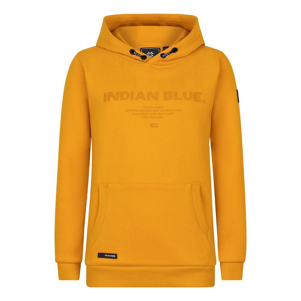 Hoodie Indian Blue | Golden Yellow