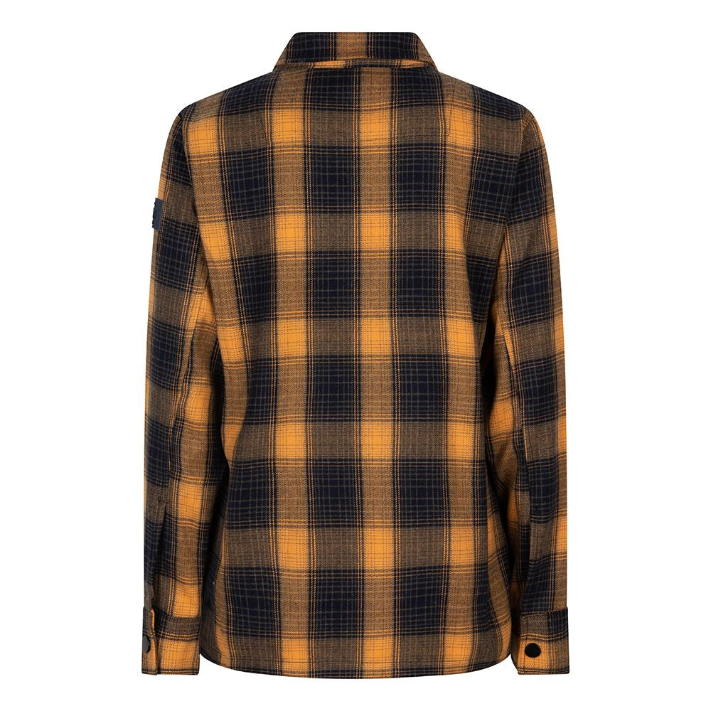 Shirt Jacket Check | Golden Yellow